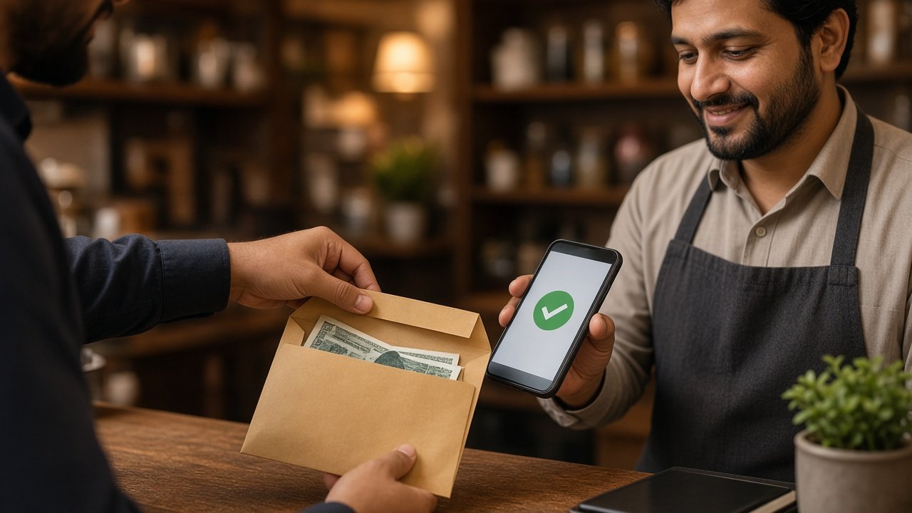 Fast cash on delivery remittance for e-commerce
