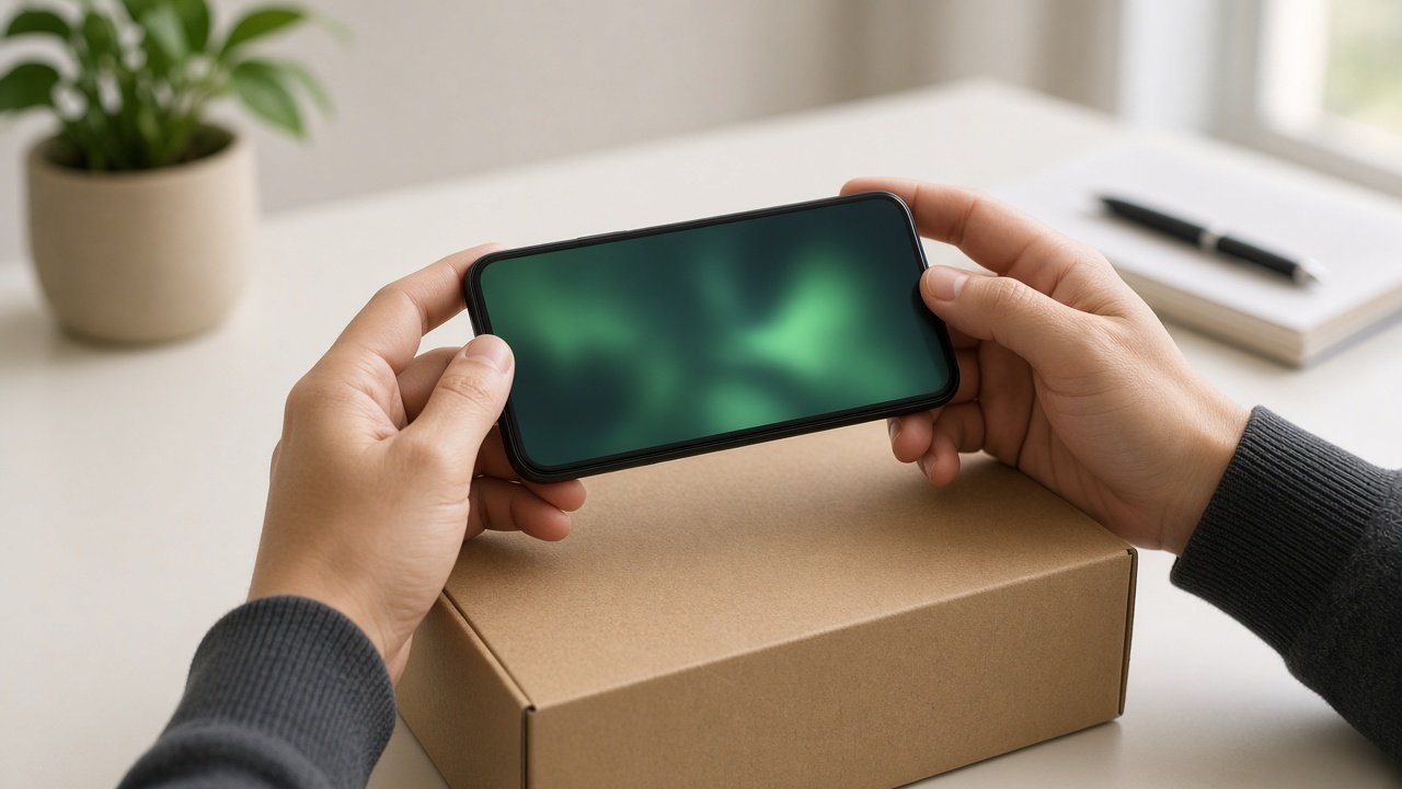 Live parcel tracking on mobile