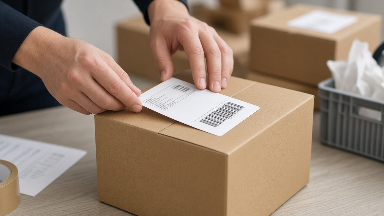 Automated consignment label printing