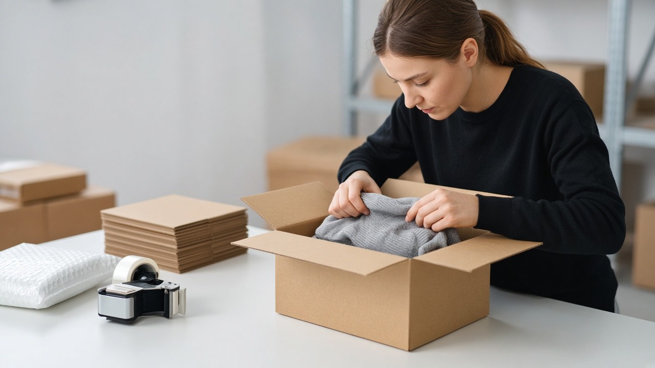 Parcel in transit through hubs